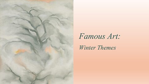 Famous Art: Winter Themes