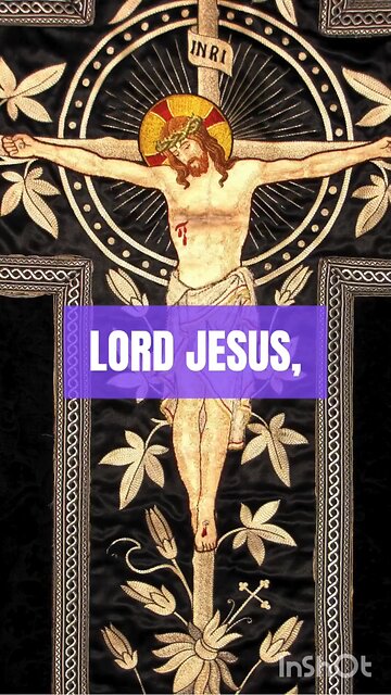 LORD JESUS WATCH OVER ME & KEEP ME FALLING INTO SIN #truth #jesus #christ #king #mary #joseph #ihs #