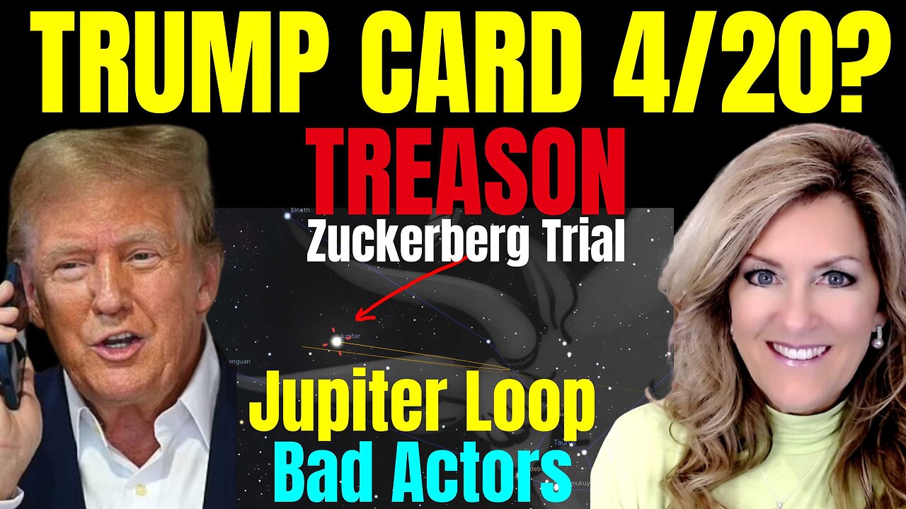 Trump Card 4-20, Zuckerberg Treason, Bad Actors, Sunday 4-13-25 11AM CST