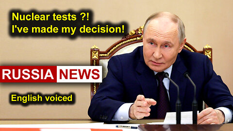 Should Russia start preparing for nuclear tests?! What has Putin decided?