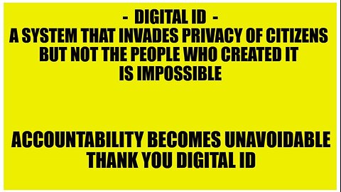 Digital ID - Thank You