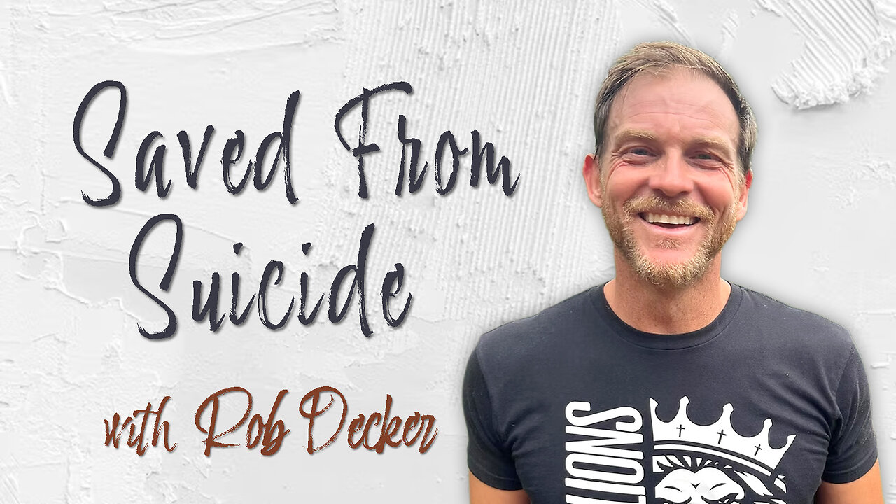 Saved From Suicide - Rob Decker on LIFE Today Live