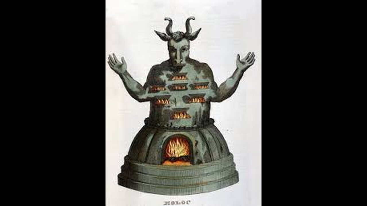 'Jews' Worshipping Moloch Baal (TV news footage)