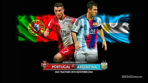 Argentina vs Portugal worldcup where the clash between Ronaldo and Messi is occurred