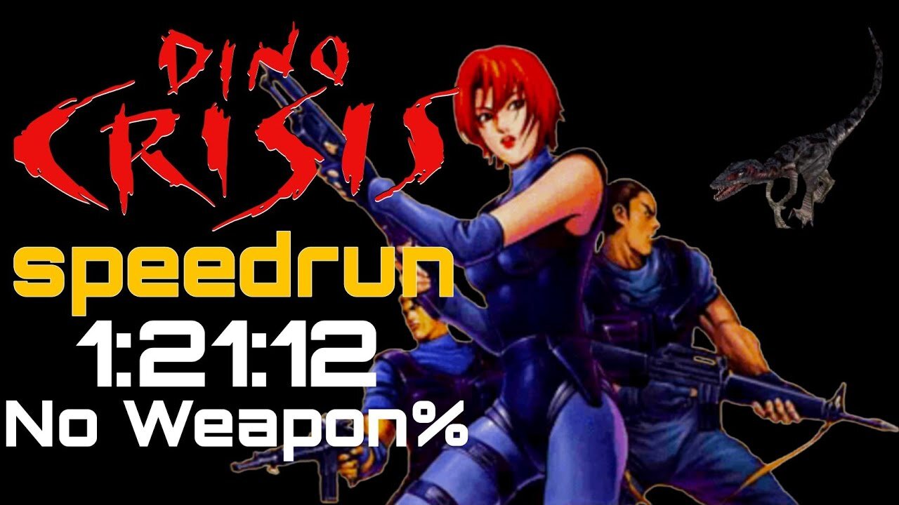 Dino Crisis Speedrun 1:21:12 NO WEAPON% ... 1st VIDEO!!!!!