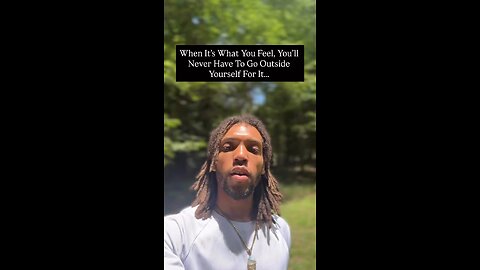 When It’s What You Feel, You’ll Never Have To Go Outside Of Yourself For It | Inspiration Is Key