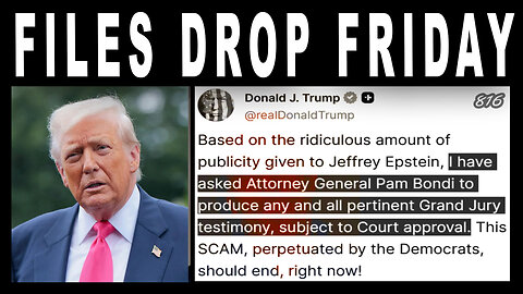 BREAKING: WSJ Links Trump to Epstein – “Sexy Letter” Revealed, Files Drop Friday