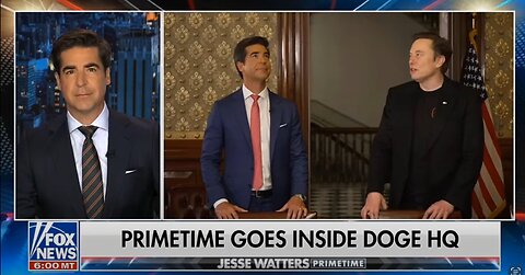 JESSE WATTERS PRIMETIME 5/3/25 FULL INTERVIEW AT DOGE MEETING