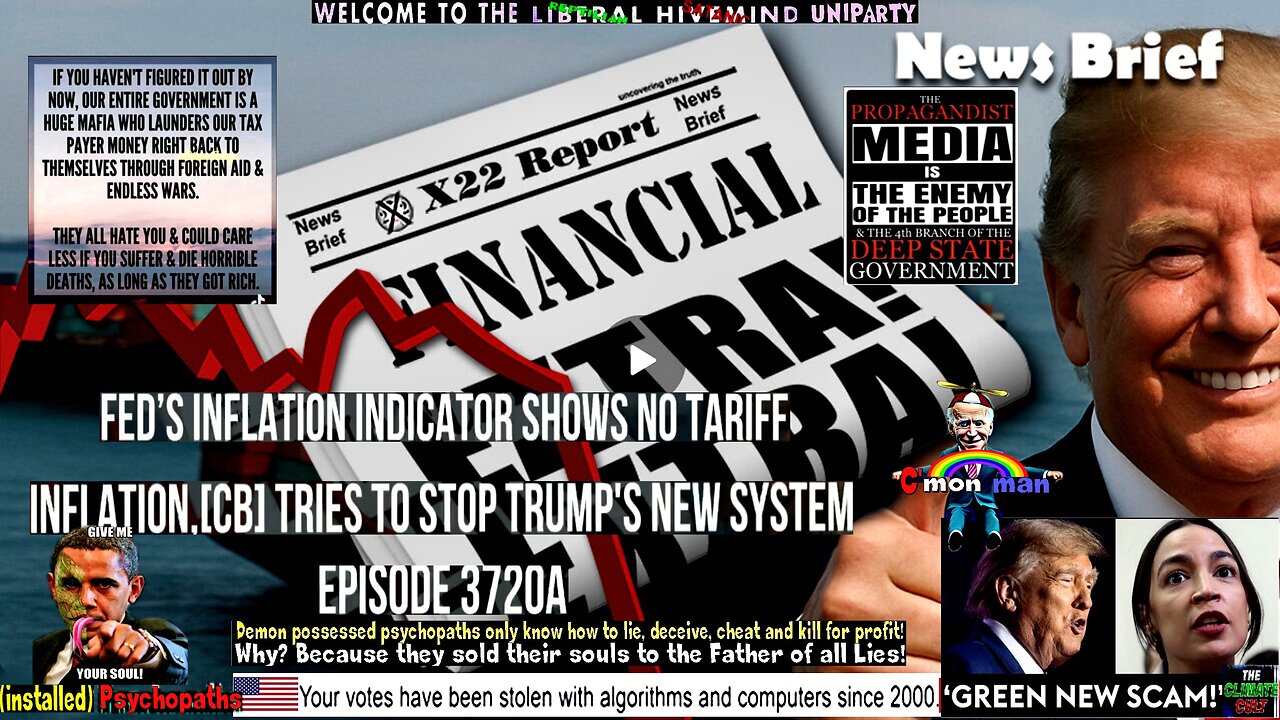Ep. 3720a -Fed’s Inflation Indicator Shows No Tariff Inflation,[CB] Tries To Stop Trump's New System