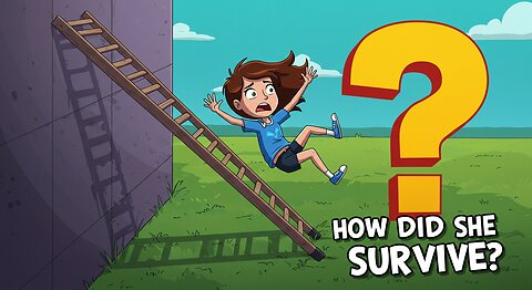 Girl Falls from a 50 Feet tall Ladder But Survives Unharmed| Can You Solve This Mind-Blowing Riddle?