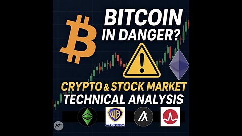 Bitcoin in Danger? Crypto & Stock Market Technical Analysis (ETH, ALGO, AVGO, WBD)