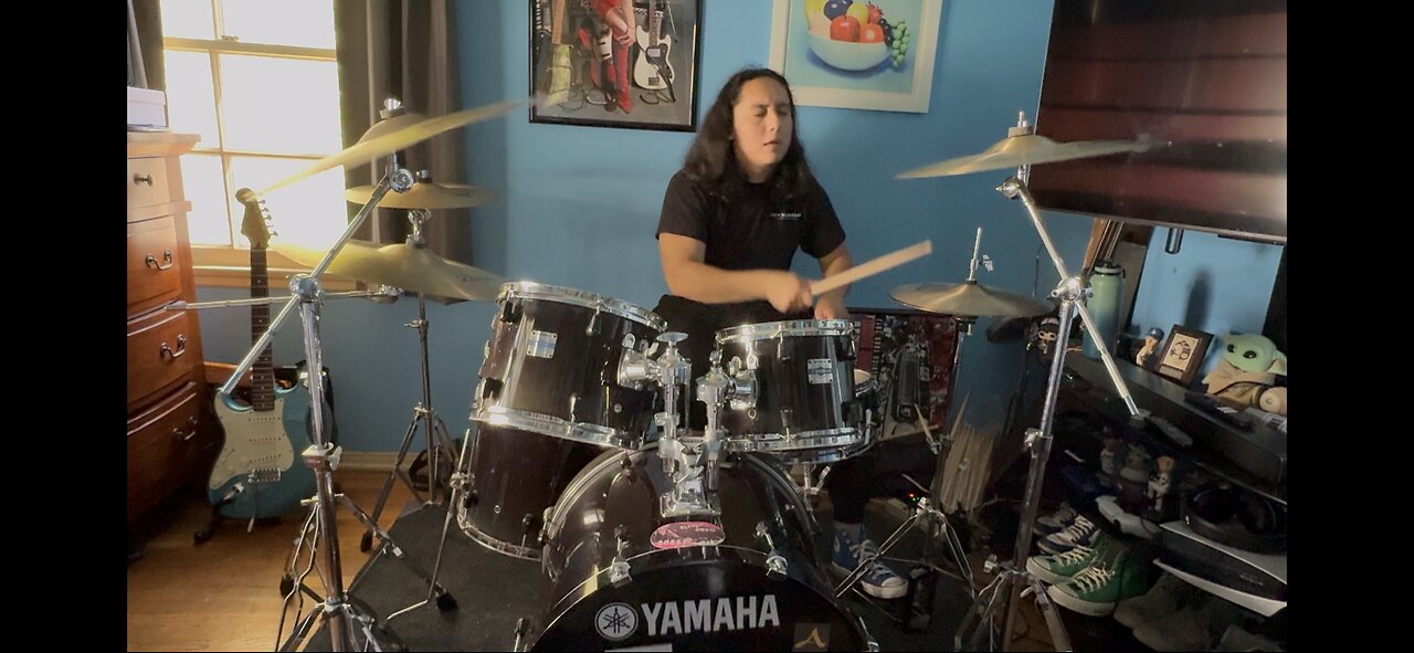 Led Zeppelin~Over the Hills and Far Away~Michael Amadeus drum cover