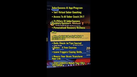 📲-Something BIG Is Coming From SoberSuccess Coaching! #SoberSuccessAI #AddictionRecovery #SoberApp