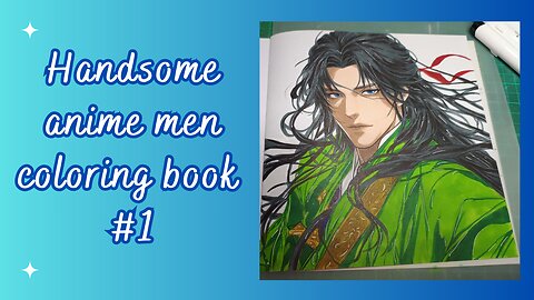 Handsome Anime Men Coloring Book #1 :3