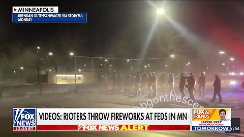 Video Appears To Show Rioters Hurling Fireworks At Federal Agents In Minneapolis