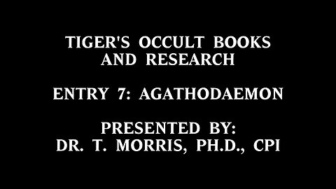 Entry 7: Agathodaemon