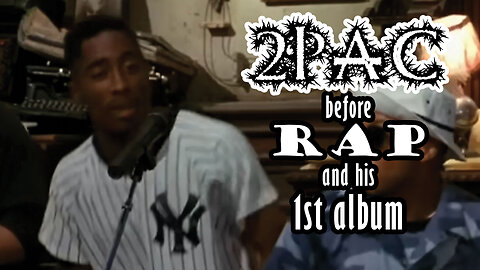 What was 2Pac doing before rap and his first album?