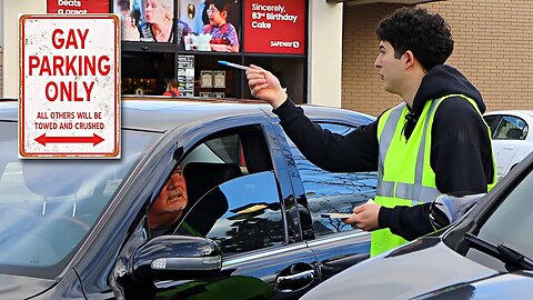 Gay Parking Only Prank!