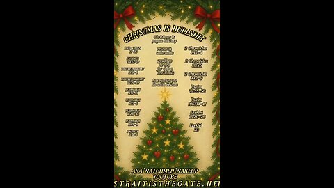 Christmas is the sin that leads to death