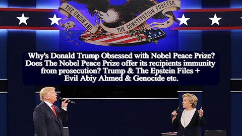 Hillary's BOMBSHELL: She’d Nominate TRUMP for Nobel Peace Prize If He Ends Russia-Ukraine War
