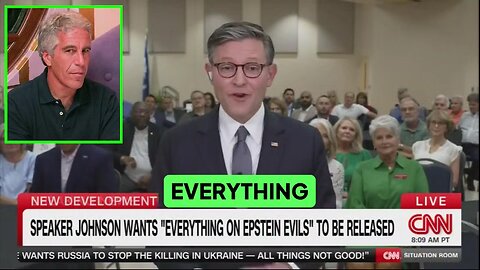 Mike Johnson Claims He Wants ‘EVERYTHING on Epstein evils’ to be Released