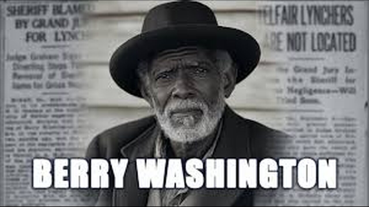 BERRY WASHINGTON - Lynched FOR PROTECTING 2 BLACK GIRLS In 1919…”Cursed is every one that hangeth on a tree:” 🕎 Revelation 2:25-29 “he that overcometh, and keepeth my works unto the end, to him will I give power over the nations”