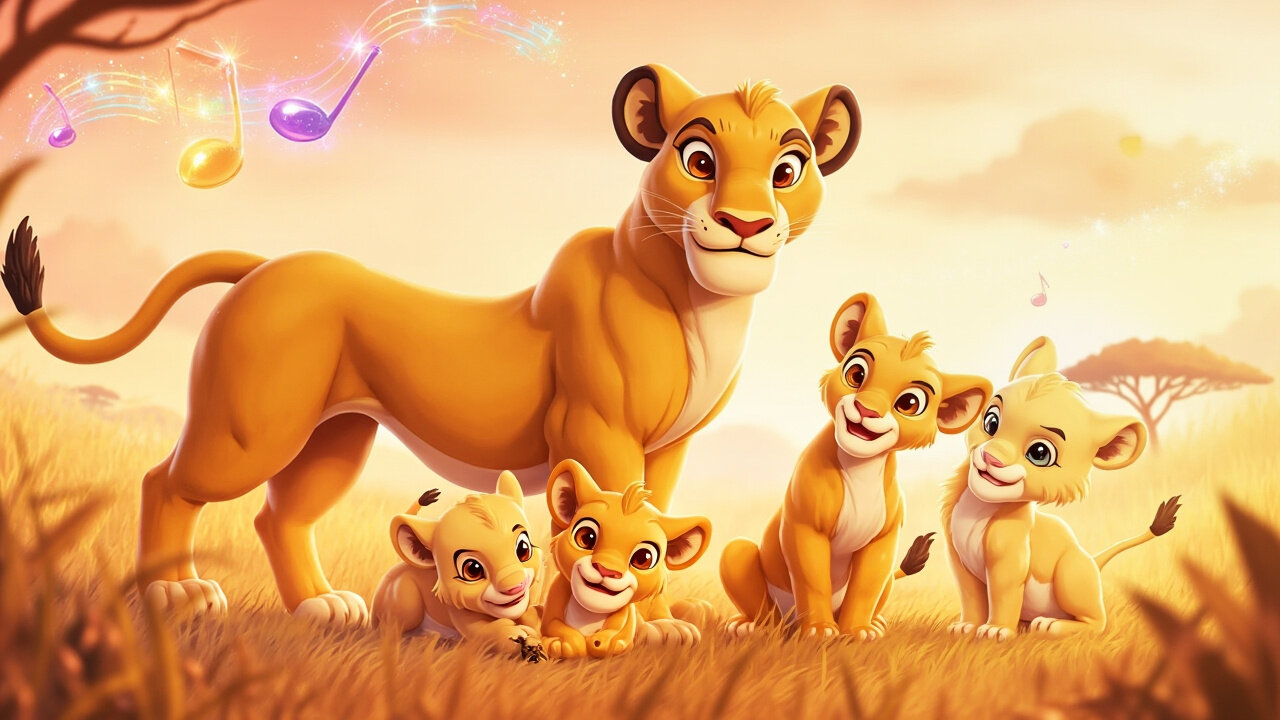 Lioness Leads the Pride 🦁 | A Song About Strength, Love & Leadership!