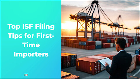 Mastering ISF Filing: Best Practices for First-Time Importers