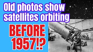 Old Astronomy photos myster objects... Satellites??