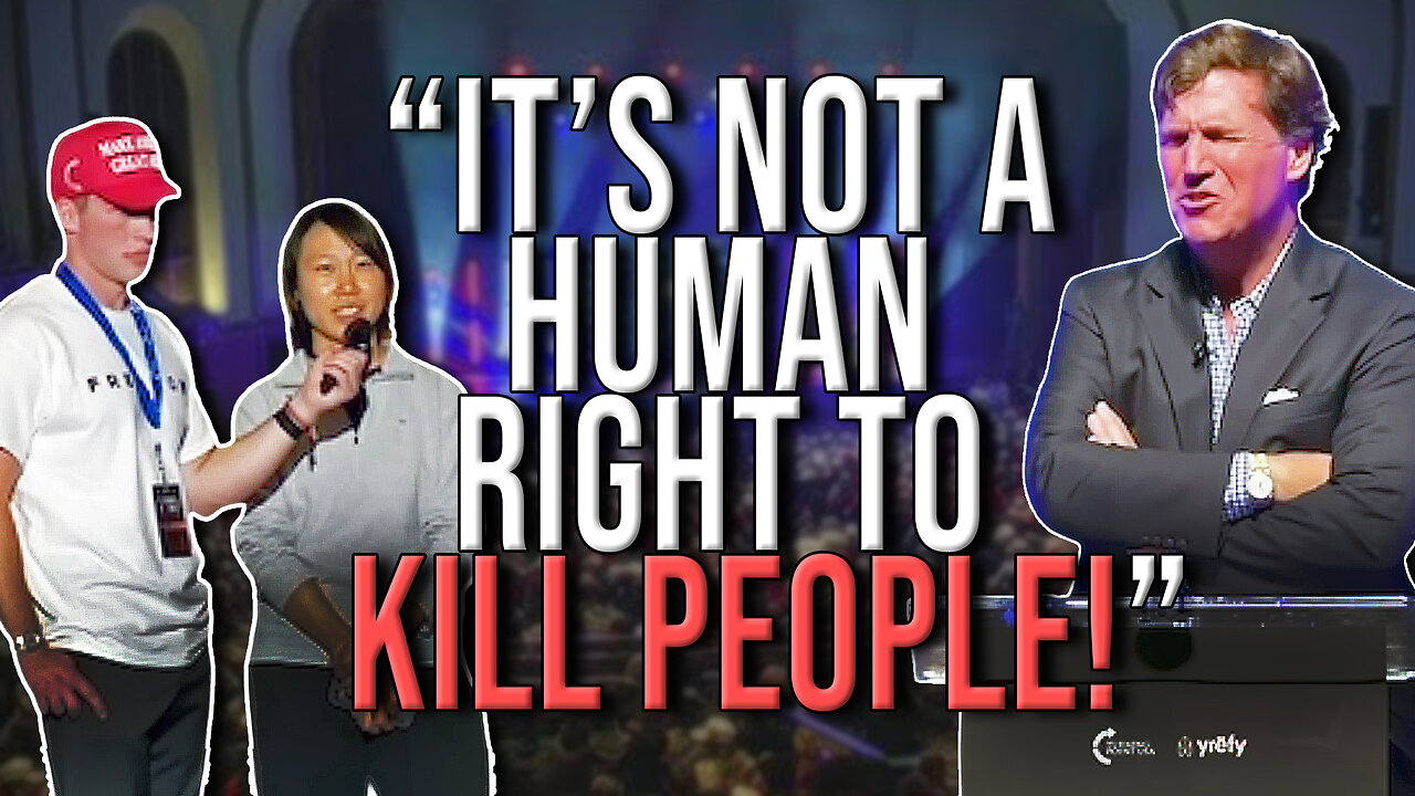 Tucker Carlson GOES OFF on Abortion At Turning Point USA Event at Indiana University!