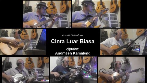 Cinta Luar Biasa instrumental acoustic guitar cover