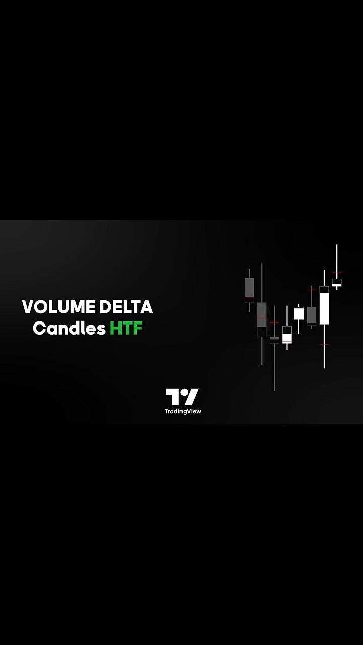 💎 Volume Delta Candles Indicator HTF - LTF Volume Candles in #Tradingview [#TradingFinder]