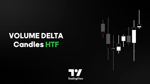 💎 Volume Delta Candles Indicator HTF - LTF Volume Candles in #Tradingview [#TradingFinder]