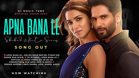 Apna Bana Le ❤️ Shahid Kapoor & Kriti Sanon | AI Music Tune | HINDI ITEM SONG | REMAKE VIDEO