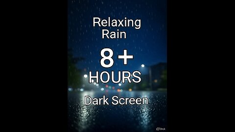 🌧 💤"Rain Therapy: 8+ Hours of Natural Rain Sounds for Ultimate Relaxation & Stress Relief 🌧 💤"