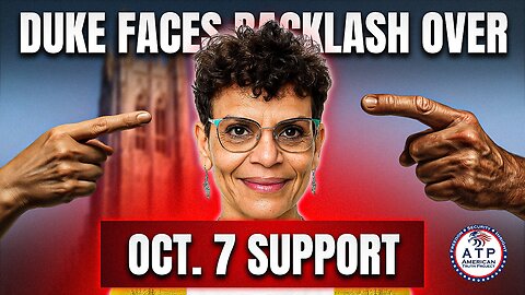 OUTRAGE AS DUKE KEEPS PROFESSOR WHO APPLAUDED OCTOBER 7 MASSACRE