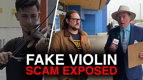 Violinist grifting scam exposed in Toronto!