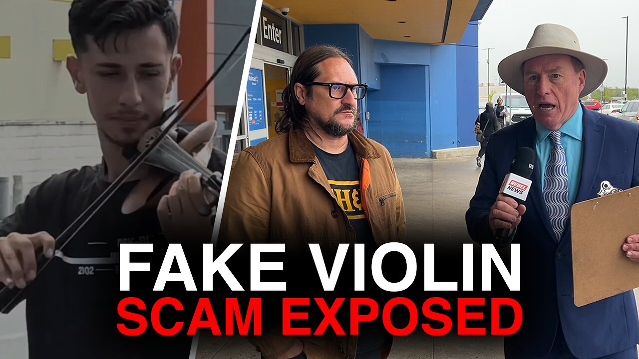 Violinist grifting scam exposed in Toronto!