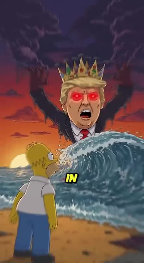 Trump - The Simpsons predicted 2025! #shorts