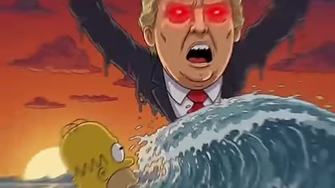 Trump - The Simpsons predicted 2025! #shorts