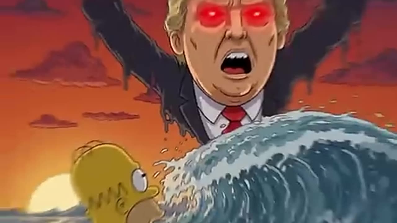 Trump - The Simpsons predicted 2025! #shorts