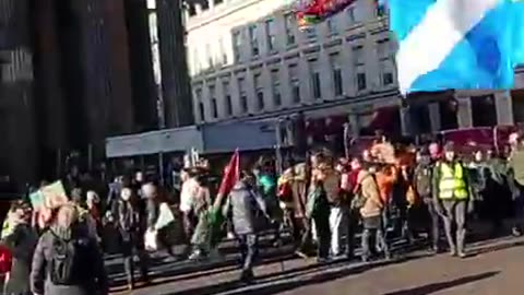 Climate/Palestine Plus march Glasgow 15/11/25