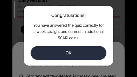 ARI CHAIN AIRDROP TODAY QUIZ ANSWERS || #Ari #Airdrop #Cryptocoin