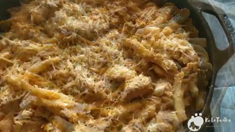 Low Carb One Pan Chicken Pasta ｜ How to make Shirataki Noodles ｜Lose Weight Fast with Keto!
