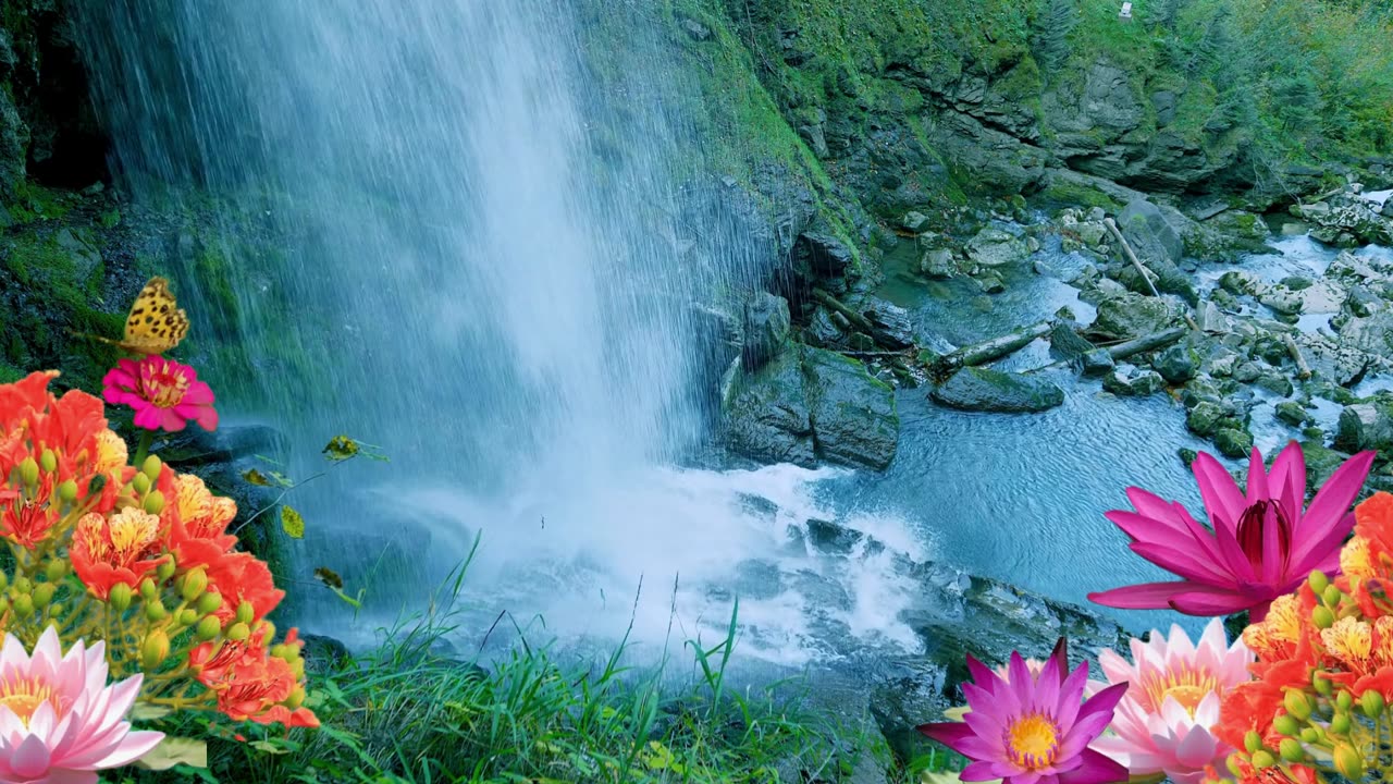 Soothing Piano & Water Sounds | Relax, Sleep, Meditate & Unwind