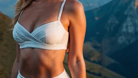 Cinnamon's Mini Skirts at Sunset_ Radiant Beauty