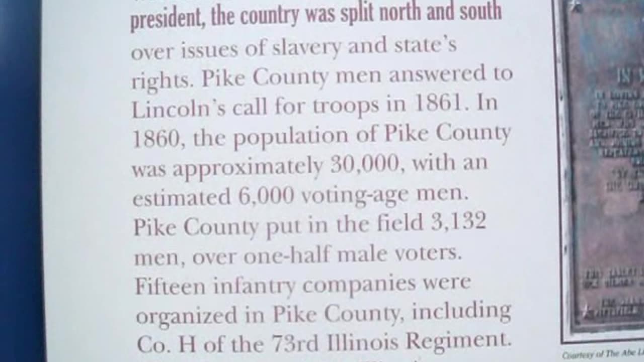 Lincoln In Pike County