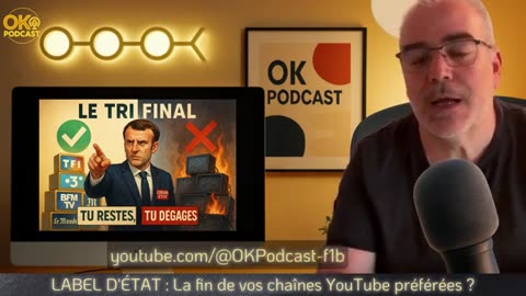 LABEL D'ÉTAT : La fin de vos chaînes YouTube préférées ?