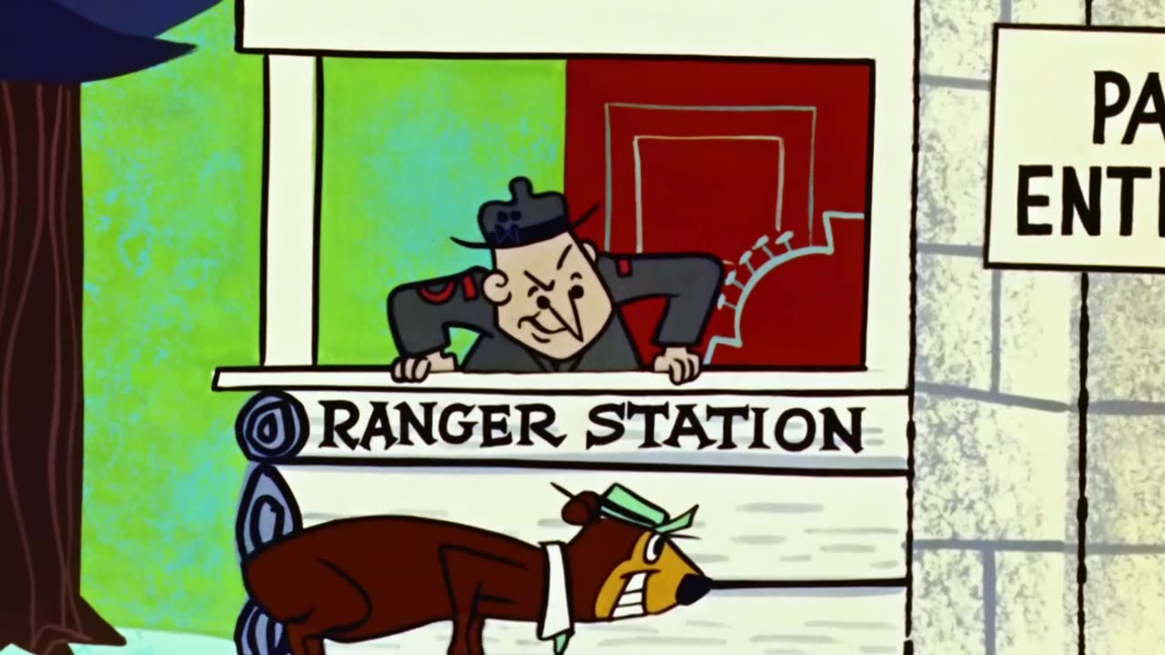 Yogi bear cartoon show