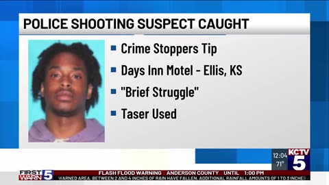 Captured: Fugitive accused of shooting Lee’s Summit police officer arrested